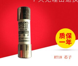 爆款特价温州德力西 原装熔断器 芯子RT14 RT18 6A Φ10×38