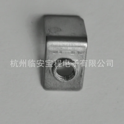 批发M4不锈钢接线片 电热电器五金配件连接件 1.0x8x11x9mm接线片