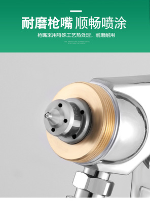 日本井原油漆喷枪W-77乳胶漆涂料胶水汽车家具大口径高雾化喷漆枪