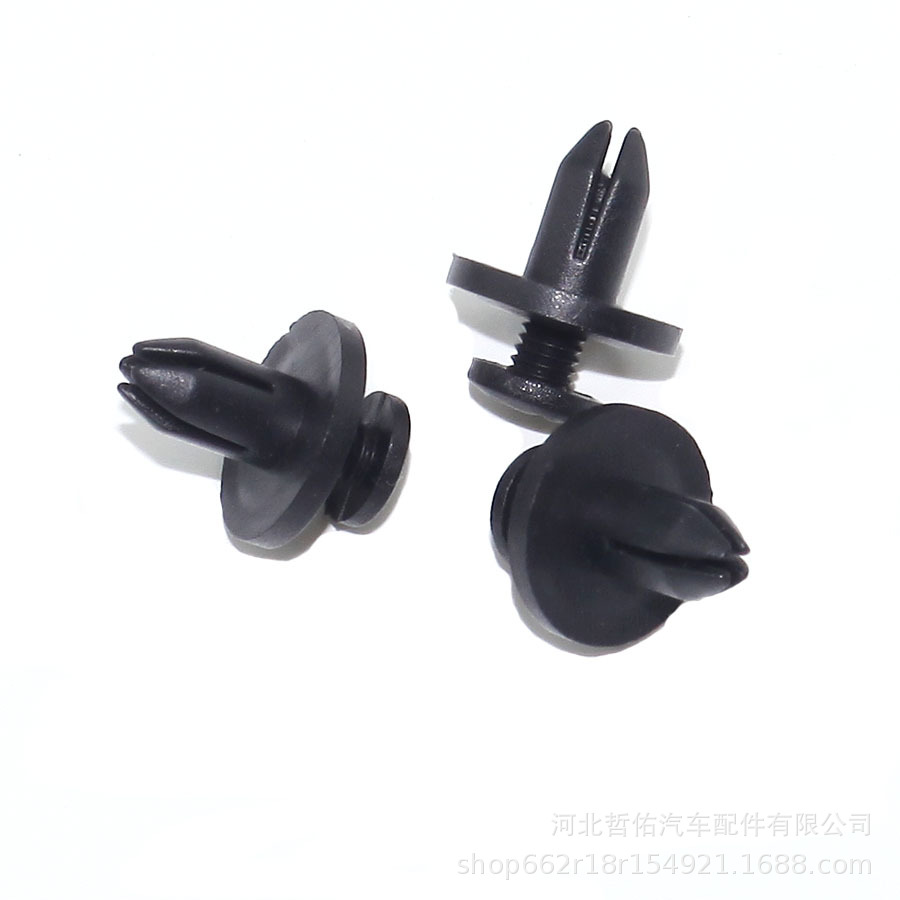 200pcs-6mm-Hole-Black-Auto-Fas