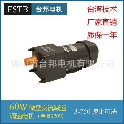 厂家直销FSTB佛山台邦交流220V 60W调速电机马达5IK60RGN-CF/5GN