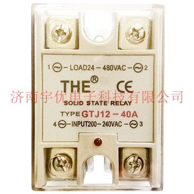 THE无锡天豪 GTJ12-40A 交流控制交流 单相固态继电器 全新原装